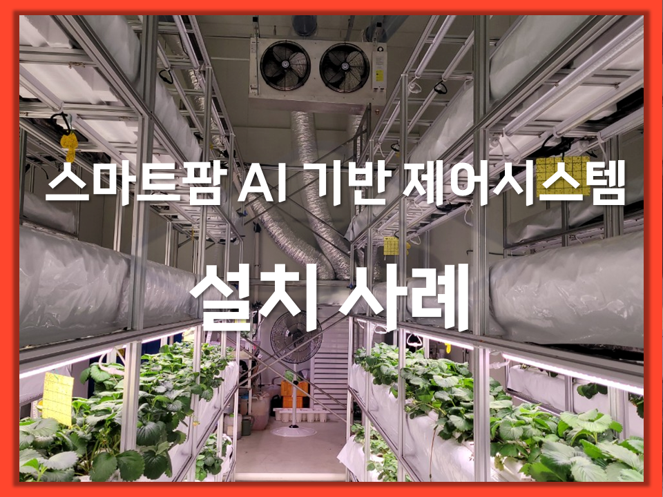 AI 스마트팜 설치, 최적 환경 제어 시스템 구축 사례
